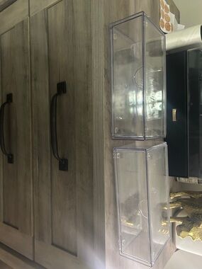 Clear Acrylic Storage Boxes - Set of 2